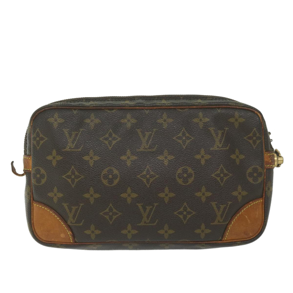LOUIS VUITTON Monogram Marly Dragonne GM Clutch Bag M51825 LV Auth 61260 - Picture 2 of 16